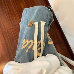 Men's letter design jeans