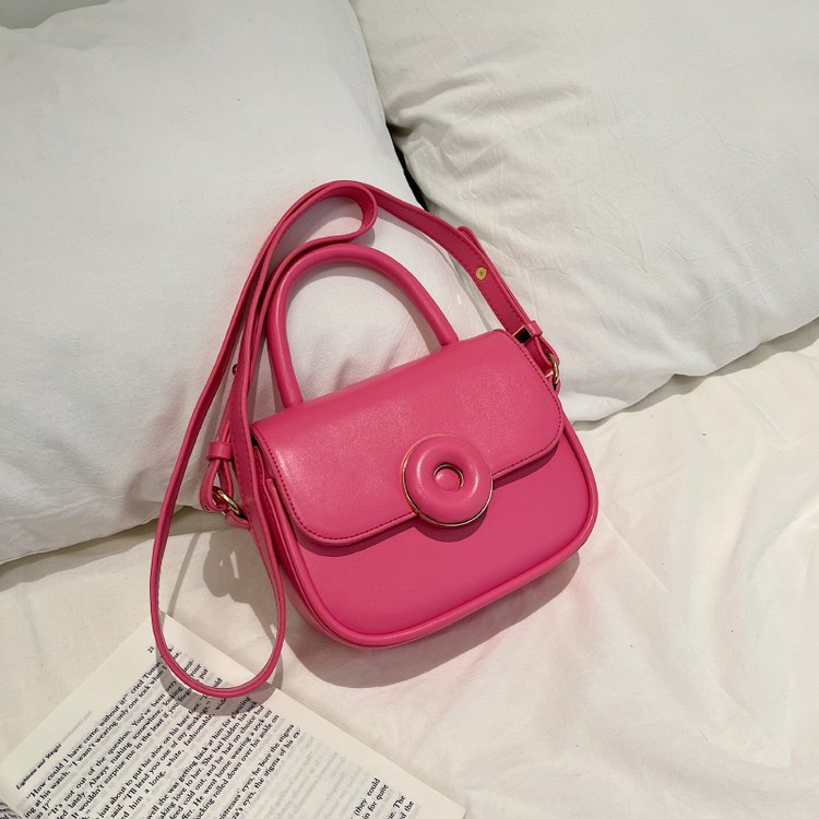Fashion niche design handbags for women new bags candy color saddle bag high-end one-shoulder diagonal