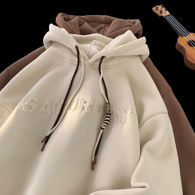 Data explosion sweatshirt men's unisex Hong Kong style hooded stenciled jacket