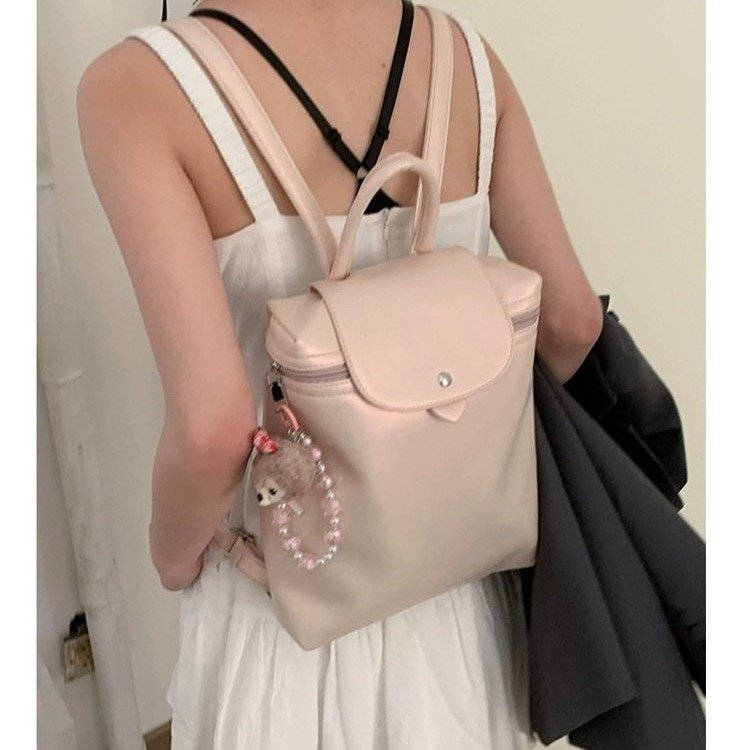 Korean niche backpack women's 2024 new trendy fashion backpack student large capacity school bag travel bag