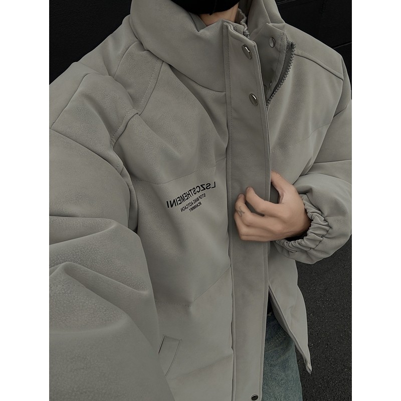 Stall Picture: High-end Leather and Cotton Clothes, Loose Stand Collar Cotton Jackets and Cotton Coats