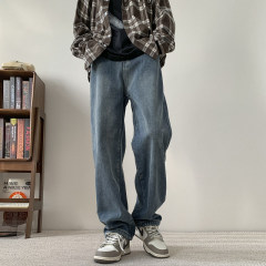 men's semi elastic jeans