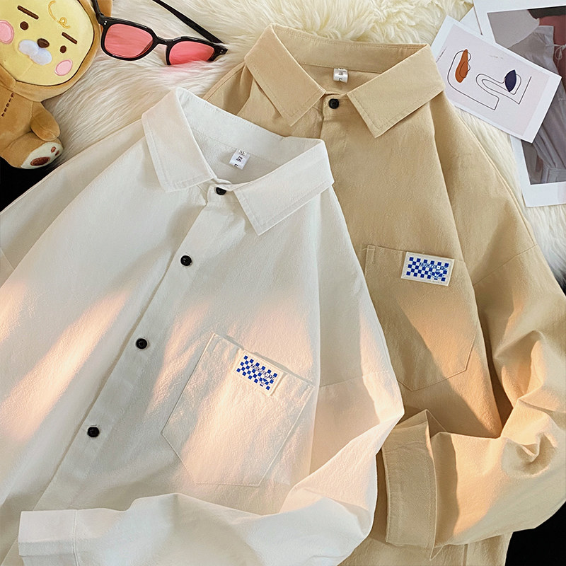 Spring and Autumn Fresh and Loose Versatile Long Sleeve Shirts Large Size Linen Shirts Class Clothes