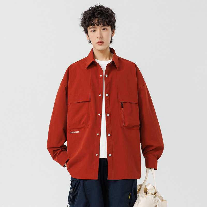 Spring new shirt jacket loose Hong Kong jacket top