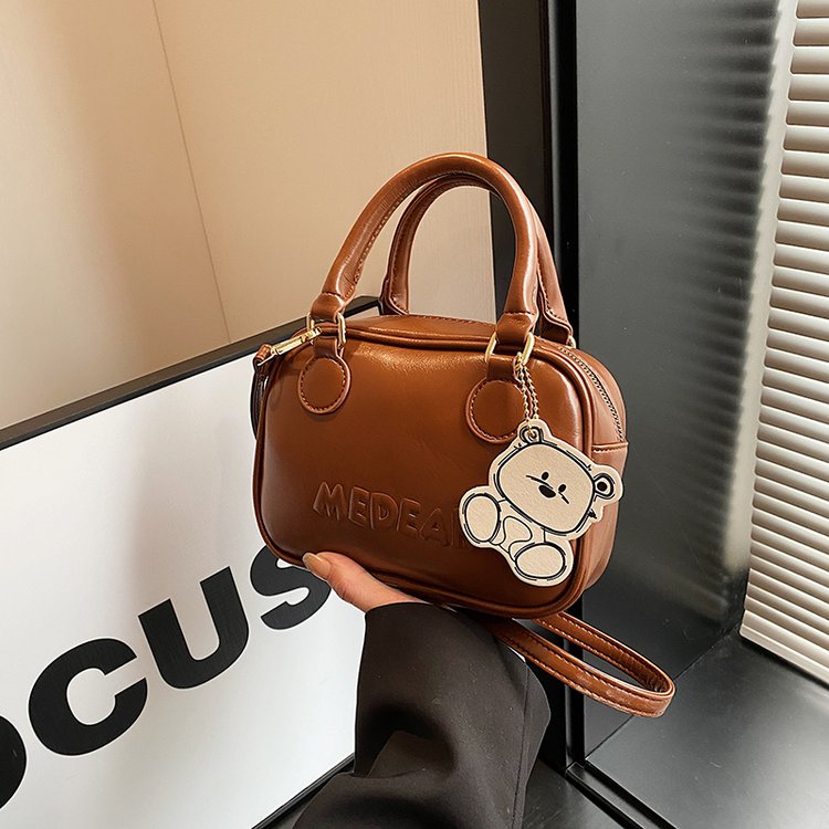 Retro women's handbag women's 2024 new fashion high-end Maillard pillow bag Korean style fashion women's crossbody bag