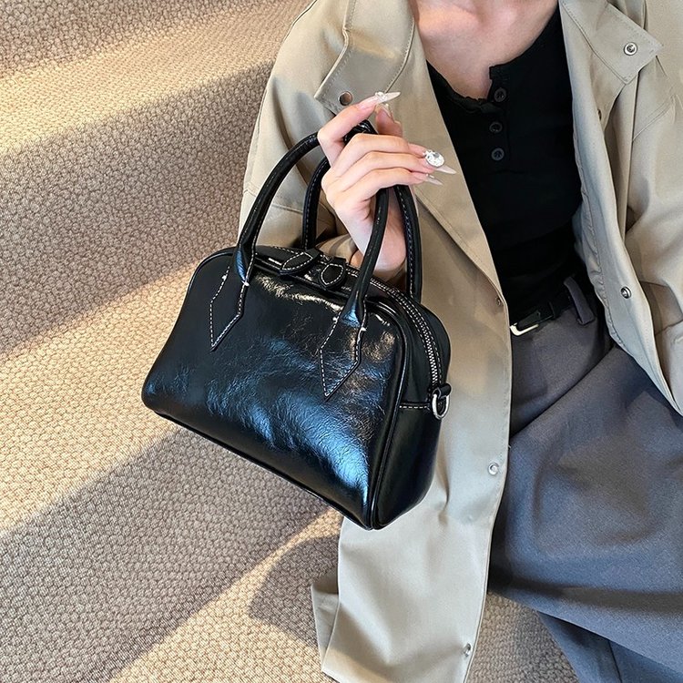 Cross-border high-end small bag 2024 new versatile handbag trendy fashion crossbody bag Boston commuter bag