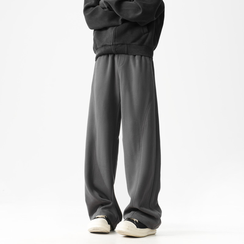 Autumn New Bias Cut Sweatpants Shadowless Wall