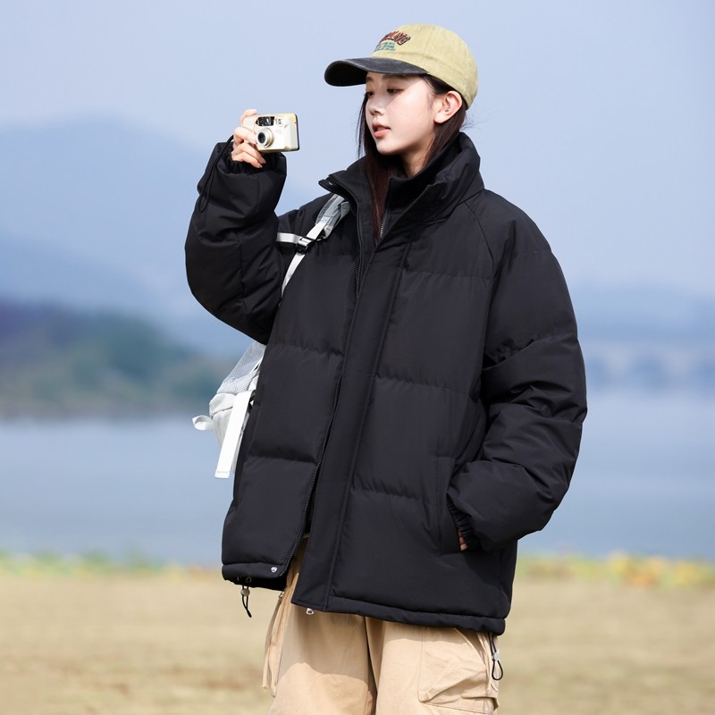 Second open, get the goods supply video, three-proof thickened fake two-piece stand-up collar cotton-padded clothes LL907