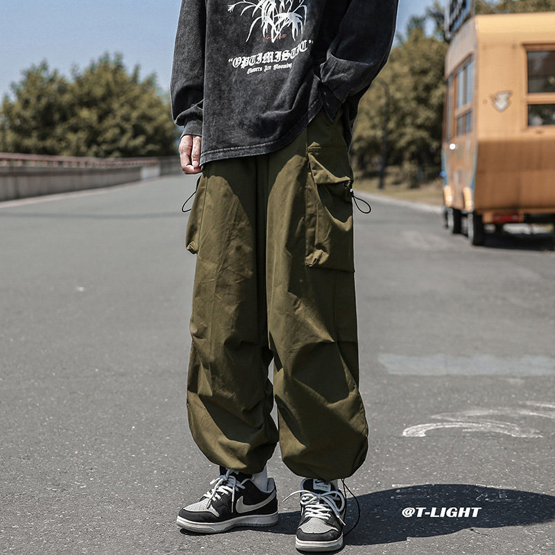 Autumn new style Japanese loose large size casual legging overalls