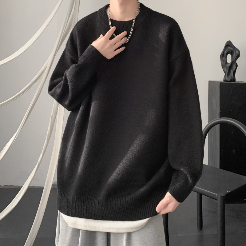 Loose casual silicone print sweater