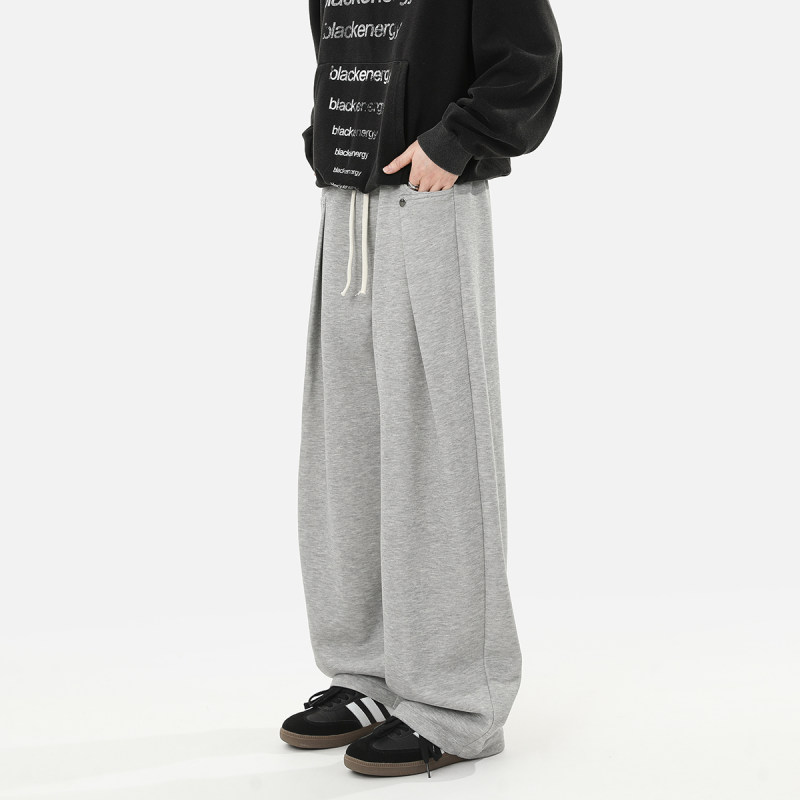 High weight loose fit sports pants and sweatpants