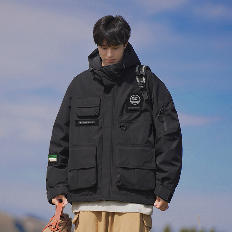 Jacket 90% Down Jacket Winter Hooded Trendy Brand Warm Jacket for Men