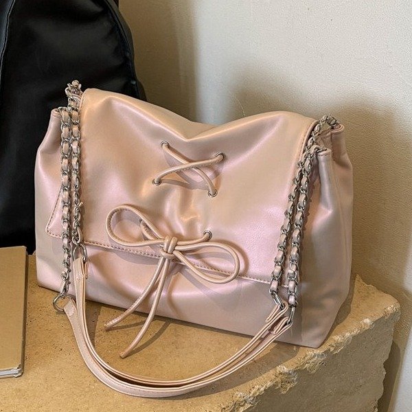 This year's popular bags for women 2024 new fashion ballet style shoulder bag large capacity tote bag commuter chain bag