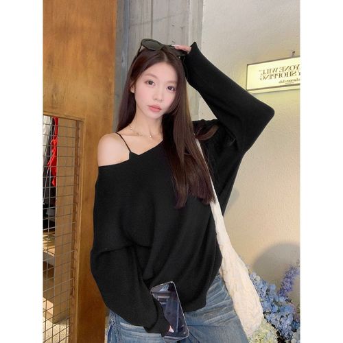 Wool sweater long-sleeved women's autumn and winter design sense bottoming shirt slimming inner top