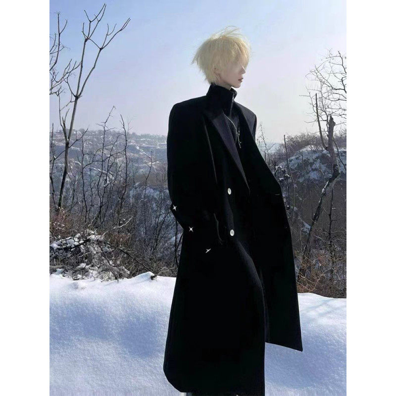 Use online pictures with caution. Autumn and winter woolen coats, knee-length woolen coats and windbreakers.