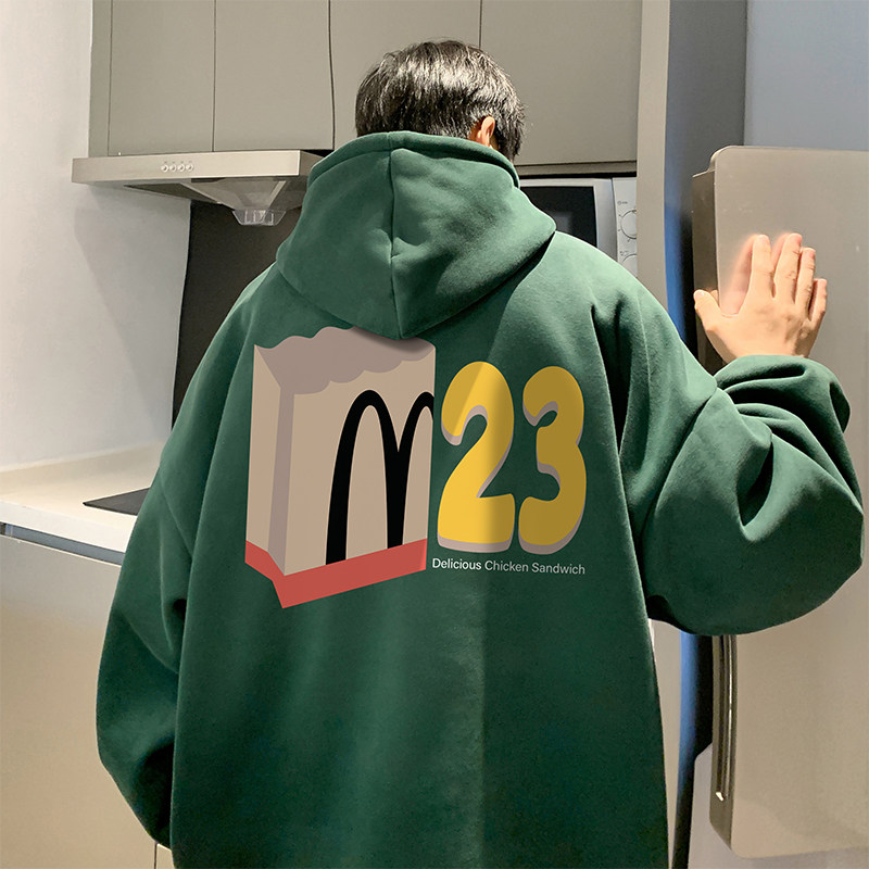 Live broadcast quality 360g heavyweight American sweatshirt, 100% cotton simultaneously supplied