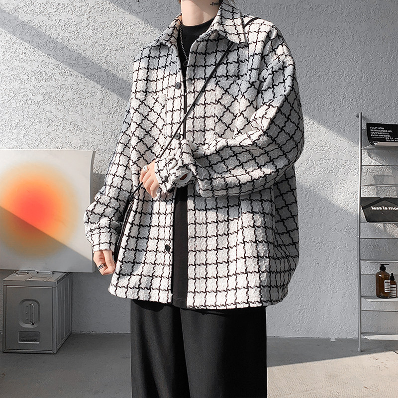 Spring new style small fragrant style work clothes men's jacket tops