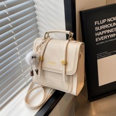 Niche Design Bags 2024 New Versatile Backpack Women's Portable Korean School Bag Retro Outing Travel Backpack