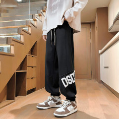 Printed casual pants for men in autumn new loose men's leggings trousers trendy sports