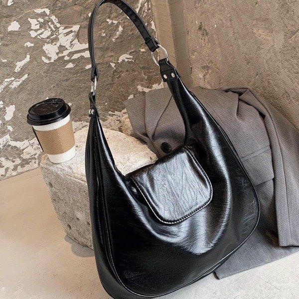 Ye Shuhua's same style bag 2024 new trendy fashion Internet celebrity women's bag texture shoulder bag versatile ins armpit bag