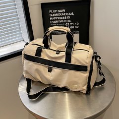 Short-distance travel bag, gym bag, wet and dry separation training bag, sports bag, portable lightweight shoulder bag, waterproof business trip