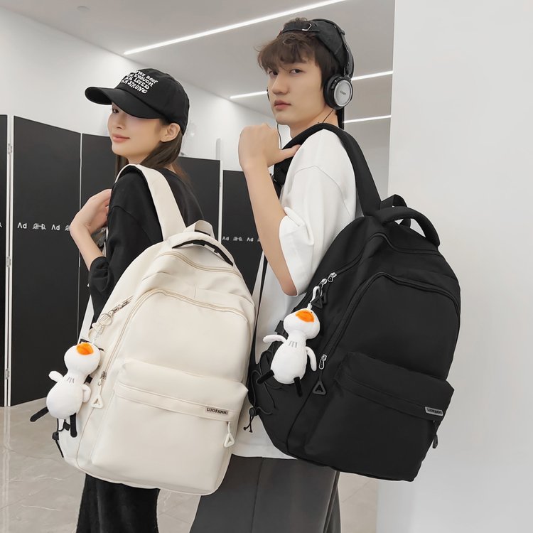 Backpack men's Japanese style simple large capacity new Korean style travel backpack women's casual trendy college student bag