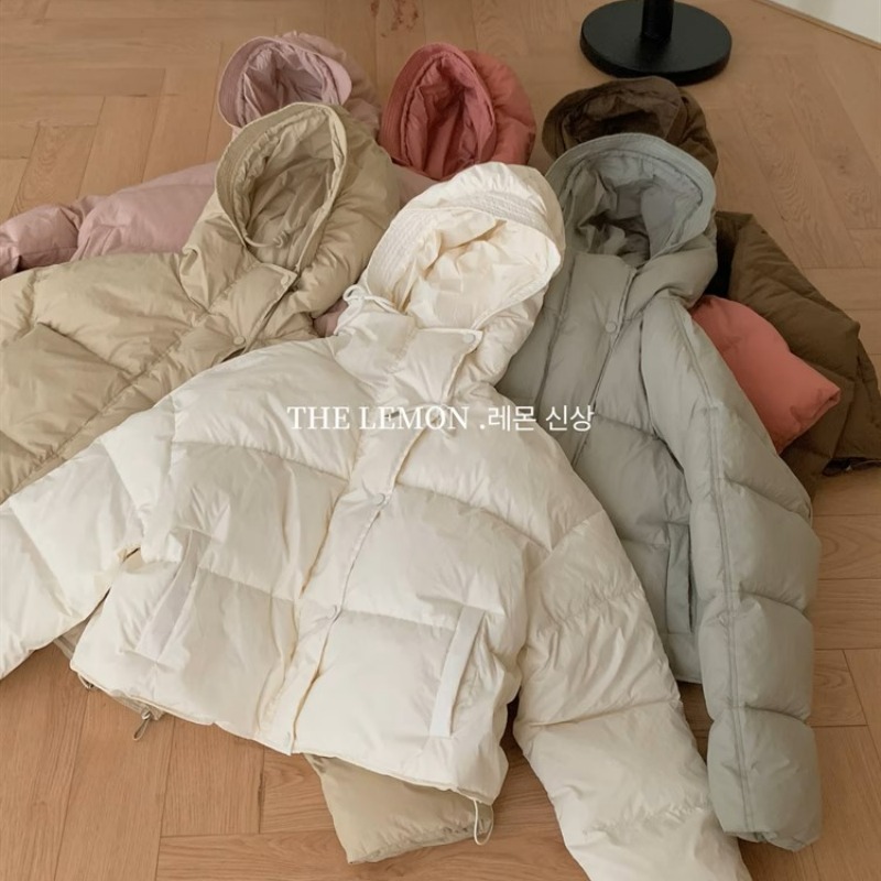 2024 New Down Jacket Women's Short Korean Style Small Thickened Bread Jacket Winter Jacket Cotton Jacket