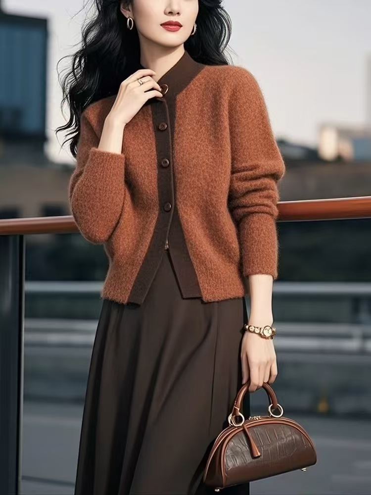 Autumn clothing for women 2024 new fashion suit skirt two-piece set temperament Korean style high-end sense of age reduction complete set