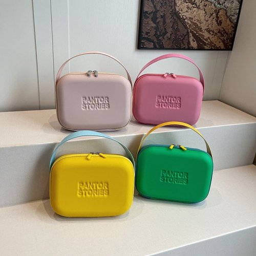 New large-capacity handbag ins style toiletry bag fashion trend dopamine cosmetic bag multi-purpose storage bag
