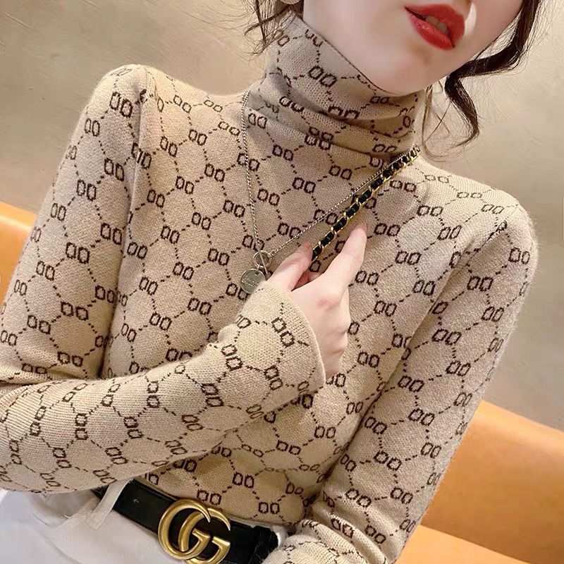 Turtleneck sweater women's inner layer autumn and winter style new fashion slimming bottoming shirt women's top