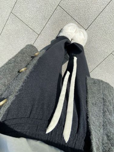 Pink glutinous rice pants for women spring, autumn and winter 2024 new high-waisted wide-leg pants plus velvet straight casual towel pants