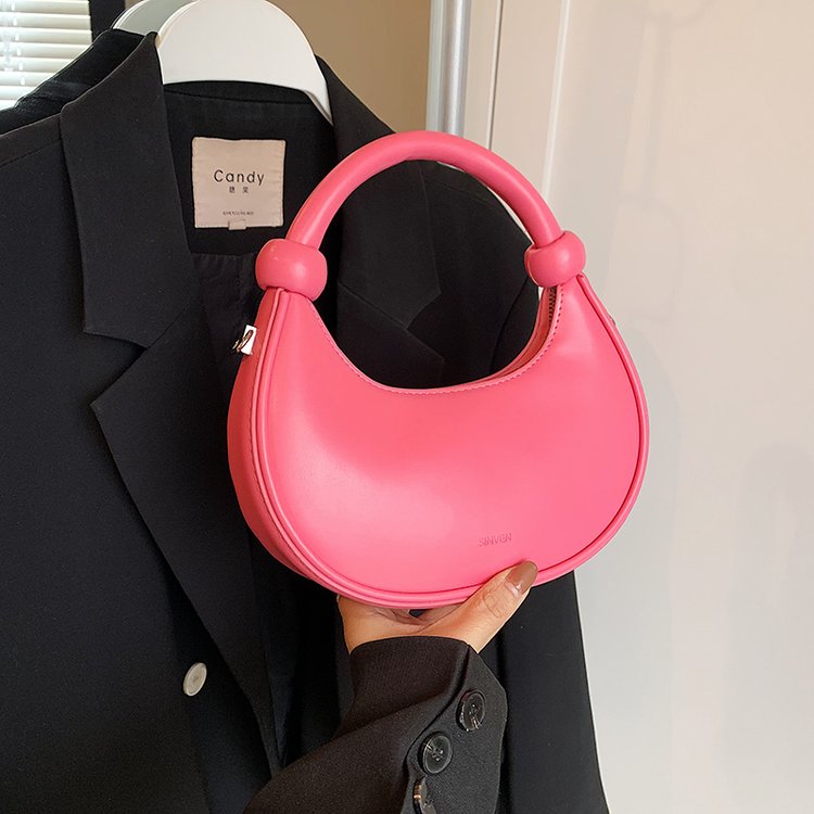 French niche temperament portable small bag women's bag 2024 new trendy fashion shoulder bag foreign style cross-body dumpling bag