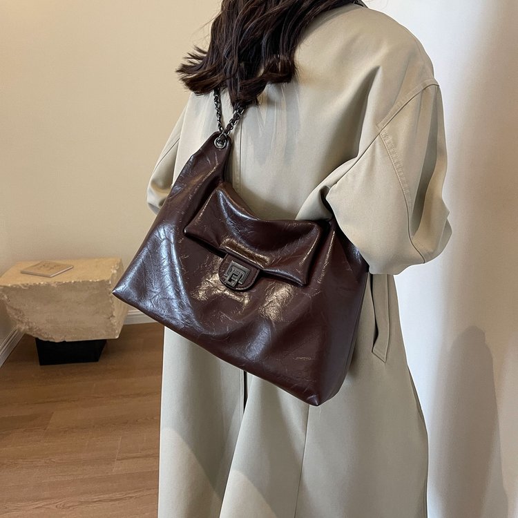 Large-capacity bag women's 2024 new tote bag commuter crossbody hobo bag