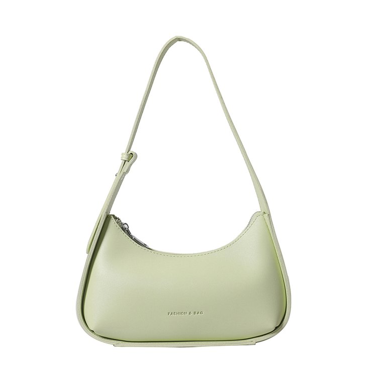 White half-moon underarm bag, new crescent bag, popular style for women, high-end, western-style dumpling bag, cross-body bag