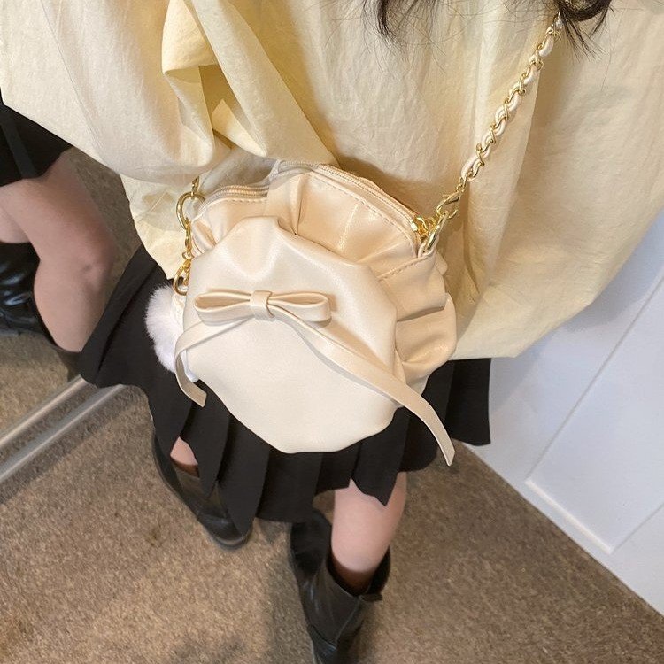 Pink sweet straw hat bag Internet celebrity popular popular crossbody bag ins small bag women 2024 new commuter small bag