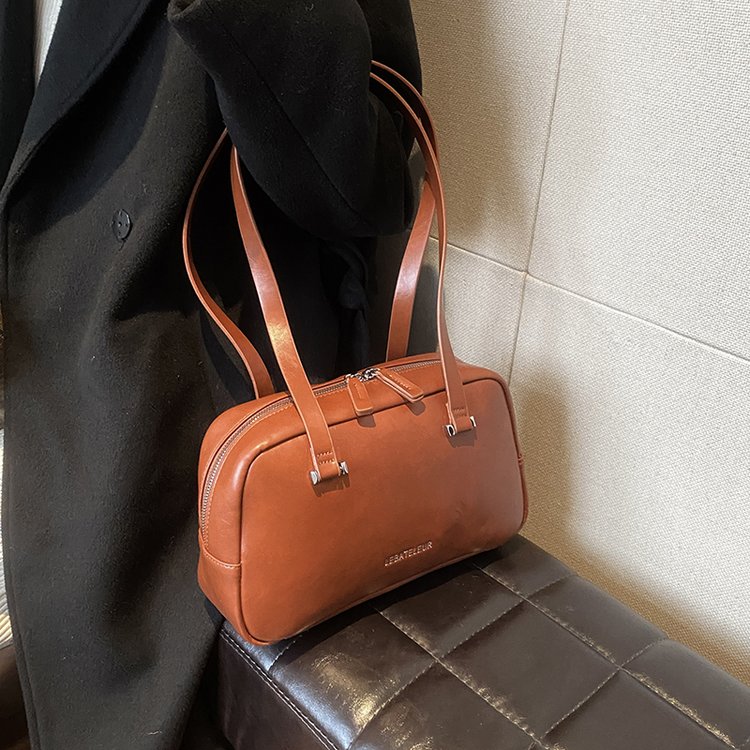 New niche textured armpit bag for women, fashionable, simple, small square bag, stylish single shoulder crossbody bag