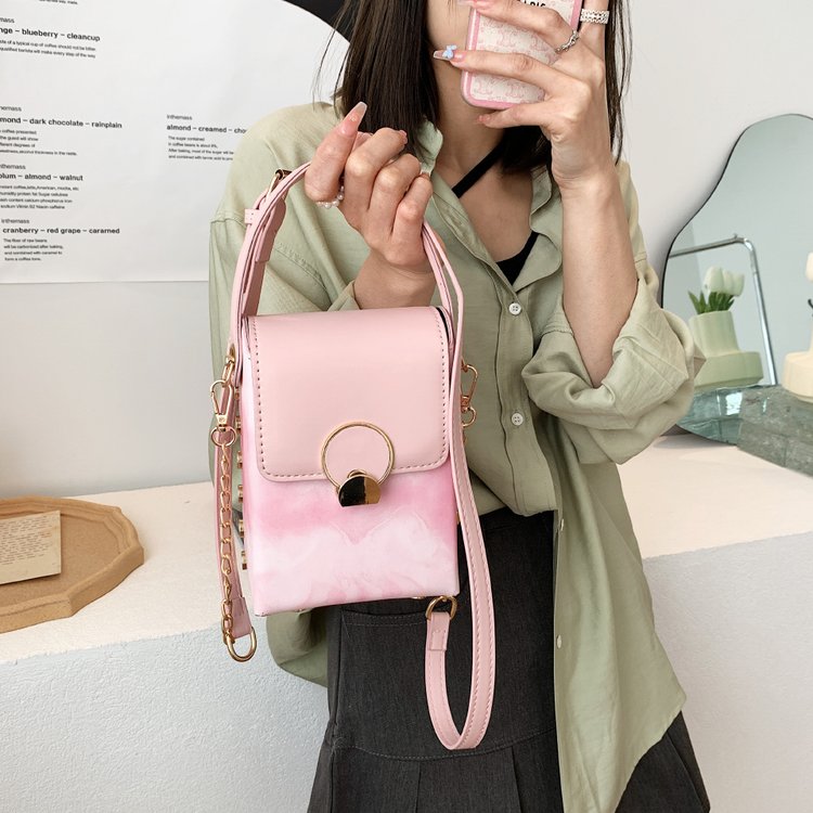 High-end modern handbag women's new summer chain crossbody small square bag versatile shoulder mobile phone bag