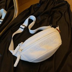 Jian Neng Canvas Crossbody Chest Bag Women's New Fashion Casual Shoulder Dumpling Bag This Year's Popular Versatile Internet Celebrity Waist Bag