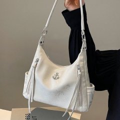 Large-capacity versatile bag for women 2024 new trendy fashion Korean version simple shoulder tote bag casual commuter bag