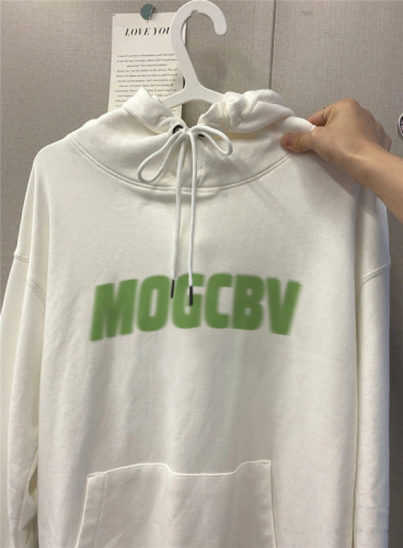 Winter fleece sweatshirt for women with hooded print, double layer hood with back strip