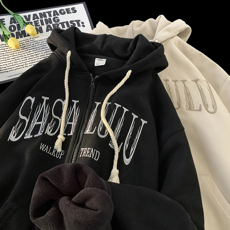High clicks have been measured Popular autumn and winter embroidered casual hooded men's sweatshirt
