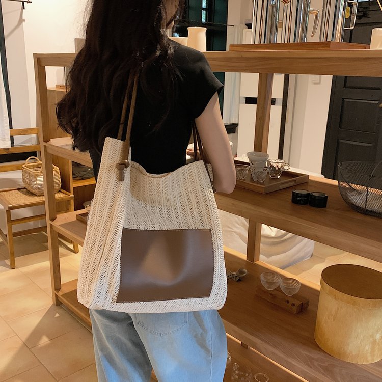 High-quality casual fashion large-capacity tote bag large bag women's new versatile trendy texture shoulder bag