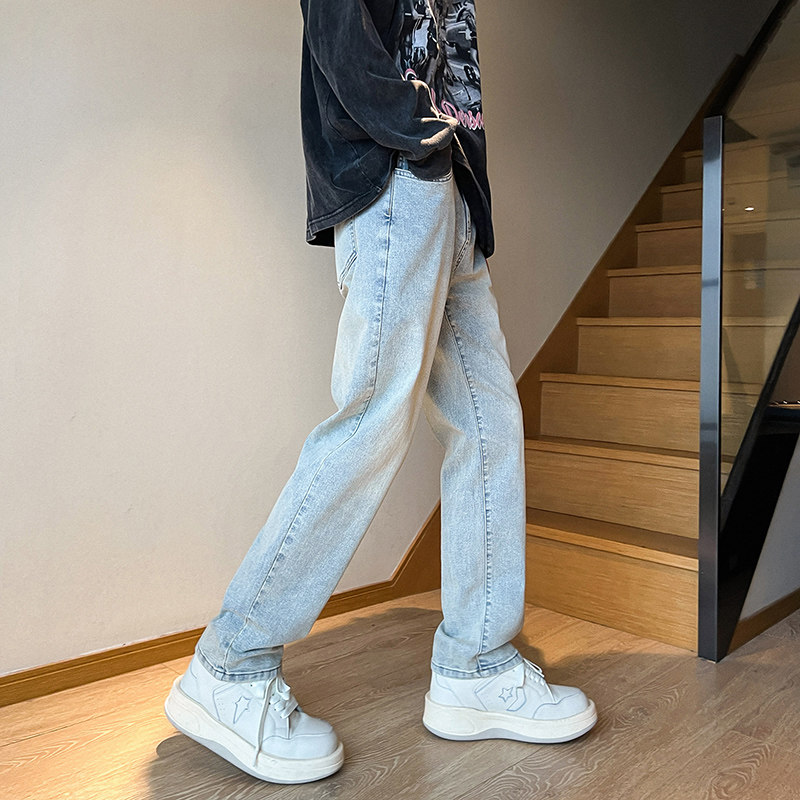 American high street new style stretch slim straight jeans item number