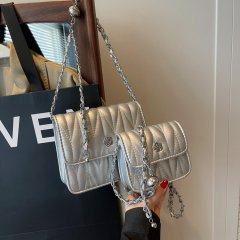 This year's popular rhombus niche bag 2024 new women's bag summer versatile chain crossbody bag mini small square bag