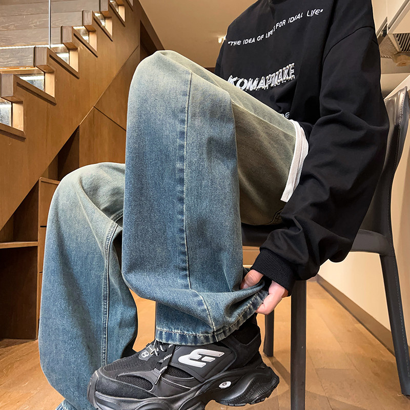 For autumn and winter men's all-match casual jeans