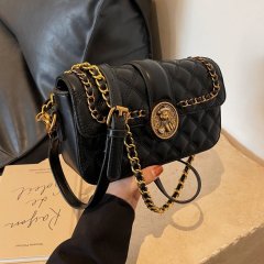 French fashionable small bag for women new autumn and winter small fragrant style rhombus small square bag high-end shoulder bag