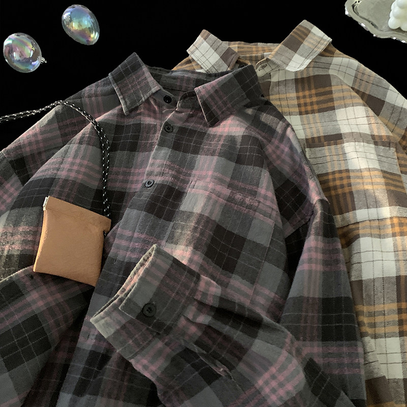 High conversion autumn new Hong Kong style casual shirt for men