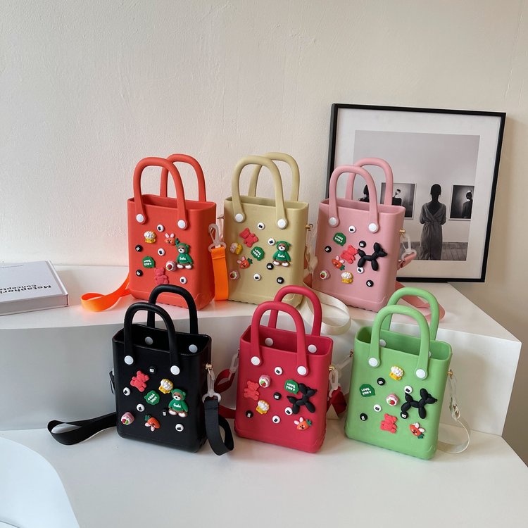 Wholesale holiday swimming children's hole bag mini cute handbag beach bag