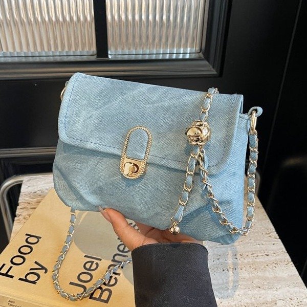 Summer chain small square bag for women 2024 new trendy high-end armpit bag fashionable and versatile single shoulder crossbody bag for women
