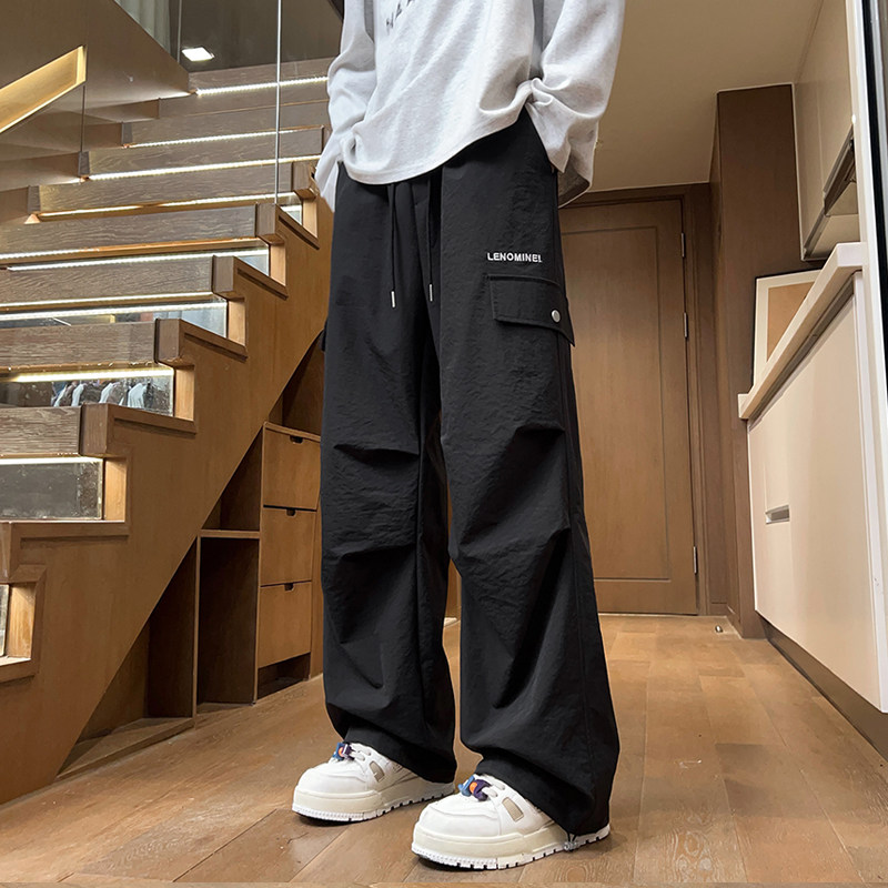 For High Click Tested Heavy Embroidered Loose Sweatpants Autumn and Winter Style